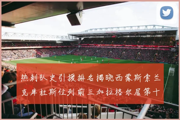 热刺队史引援排名揭晓西蒙斯索兰克库杜斯位列前三加拉格尔居第十一位